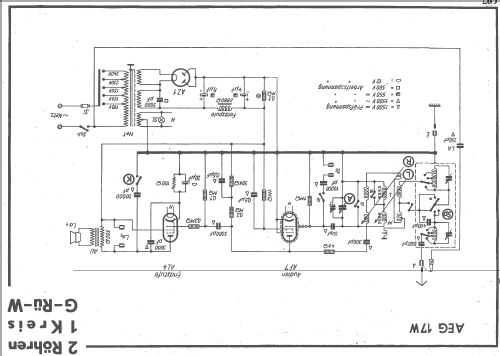 17W ; AEG Radios Allg. (ID = 13320) Radio