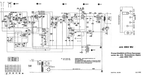 2053WU; AEG Radios Allg. (ID = 2647873) Radio