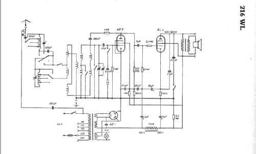 2-16W ; AEG Radios Allg. (ID = 5895) Radio