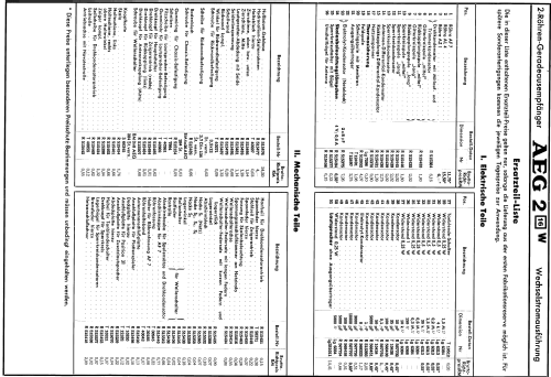 2-16W ; AEG Radios Allg. (ID = 756002) Radio