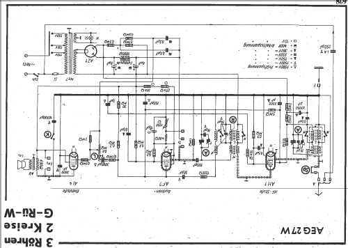 27W ; AEG Radios Allg. (ID = 13322) Radio