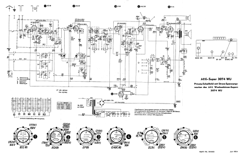 3D-Super 3074WD; AEG Radios Allg. (ID = 2979125) Radio