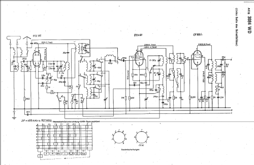 3D-Super 3084WD; AEG Radios Allg. (ID = 11694) Radio