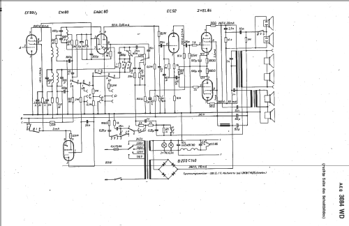 3D-Super 3084WD; AEG Radios Allg. (ID = 11695) Radio