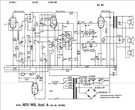 4075WD; AEG Radios Allg. (ID = 18731) Radio