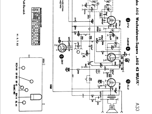 42 WU / K; AEG Radios Allg. (ID = 310034) Radio