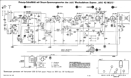 42WUL; AEG Radios Allg. (ID = 98887) Radio