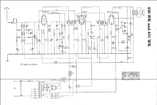 430WK; AEG Radios Allg. (ID = 5909) Radio