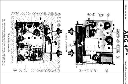 4-56W; AEG Radios Allg. (ID = 208179) Radio