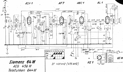 4-56W; AEG Radios Allg. (ID = 3002165) Radio