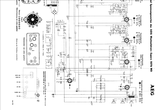 5076WD; AEG Radios Allg. (ID = 434348) Radio