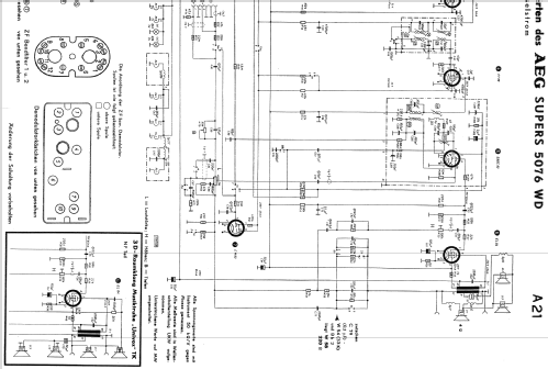 5076WD; AEG Radios Allg. (ID = 617569) Radio