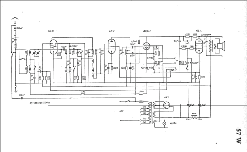 Super 57W ; AEG Radios Allg. (ID = 5926) Radio