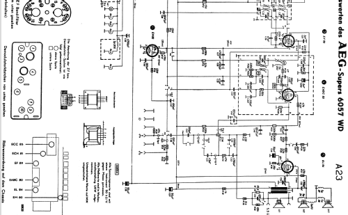 6057WD; AEG Radios Allg. (ID = 617565) Radio