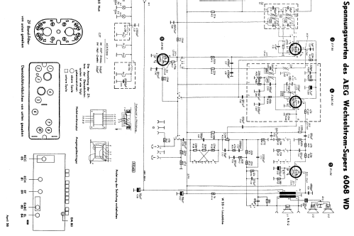 6068WD; AEG Radios Allg. (ID = 1344540) Radio