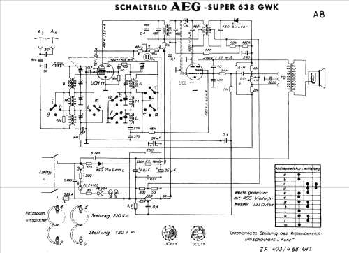 638GWK; AEG Radios Allg. (ID = 309655) Radio