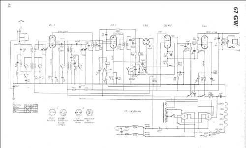 67GW ; AEG Radios Allg. (ID = 5934) Radio