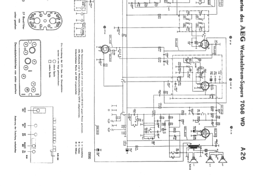 7068WD; AEG Radios Allg. (ID = 50982) Radio