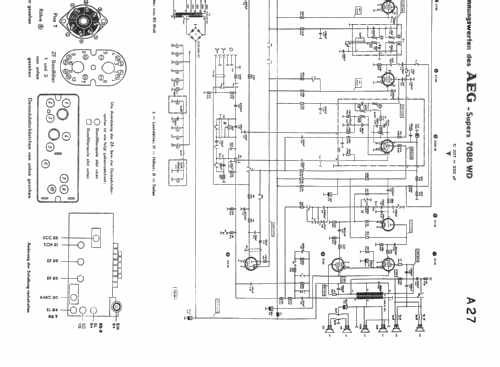 7088WD; AEG Radios Allg. (ID = 50980) Radio