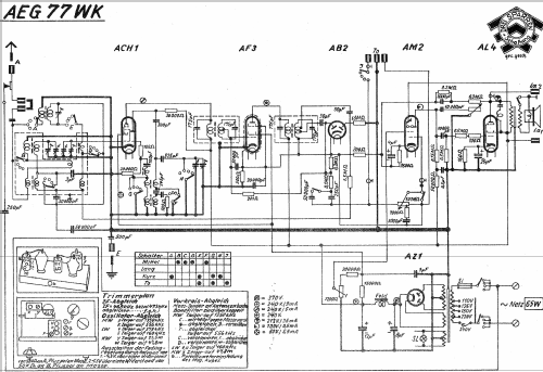 Super 77WK ; AEG Radios Allg. (ID = 811626) Radio