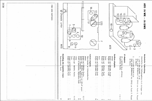 78WK; AEG Radios Allg. (ID = 6394) Radio