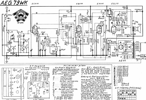 79WK; AEG Radios Allg. (ID = 811630) Radio