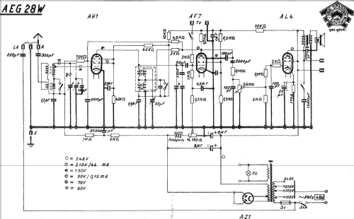 AEG 28W; AEG Radios Allg. (ID = 810983) Radio