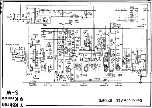 Der Große AEG 97GWK; AEG Radios Allg. (ID = 13237) Radio