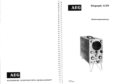 Elograph U211; AEG Radios Allg. (ID = 246024) Equipment