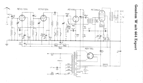 Geadem Export W ; AEG Radios Allg. (ID = 5961) Radio