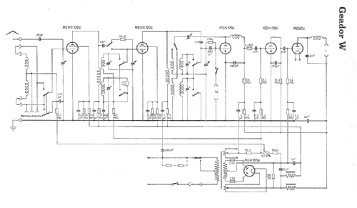 Geador W; AEG Radios Allg. (ID = 6267) Radio