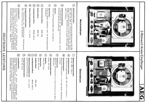 Geadux 112WL; AEG Radios Allg. (ID = 481167) Radio