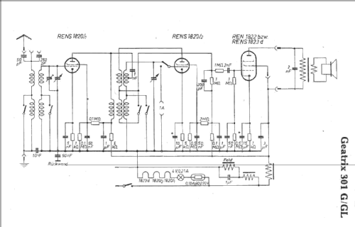 Geatrix 301GL; AEG Radios Allg. (ID = 6288) Radio