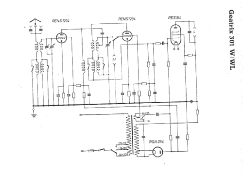 Geatrix 301WL; AEG Radios Allg. (ID = 6290) Radio