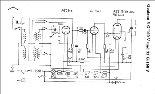 Geatron 3G/160V; AEG Radios Allg. (ID = 7208) Radio