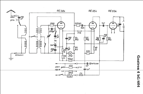 Geatron 4bG/604; AEG Radios Allg. (ID = 7203) Radio