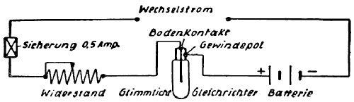 Glimmlicht-Gleichrichter ; AEG Radios Allg. (ID = 481055) Power-S