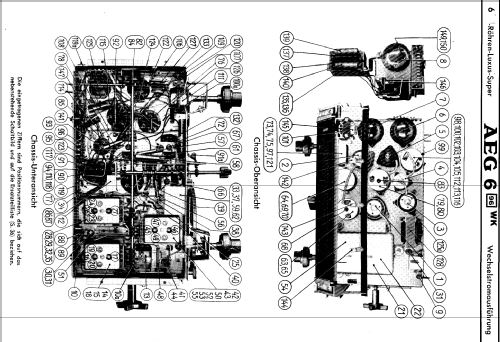 Luxus-Super 6-96WK ; AEG Radios Allg. (ID = 208103) Radio