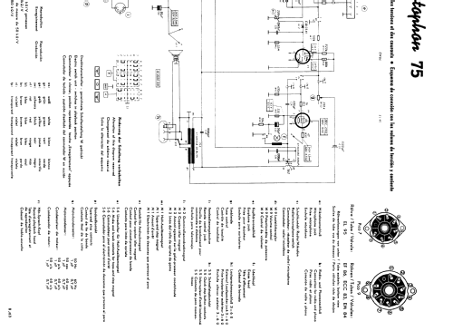 Magnetophon 75 de Luxe; AEG Radios Allg. (ID = 2570560) R-Player