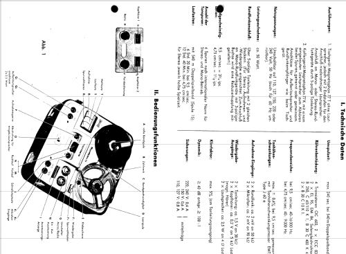 Magnetophon 77 Stereo; AEG Radios Allg. (ID = 657267) R-Player