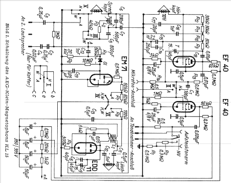 Magnetophon KL15; AEG Radios Allg. (ID = 716760) R-Player