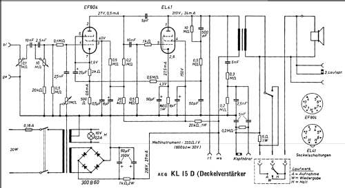 Magnetophon KL15; AEG Radios Allg. (ID = 716767) R-Player