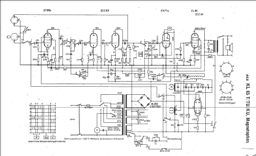 Magnetophon KL65KU; AEG Radios Allg. (ID = 11761) R-Player