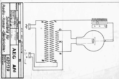 Radio-Ramar RR; AEG Radios Allg. (ID = 1212480) Strom-V