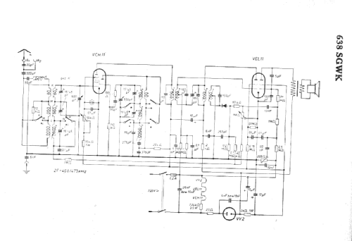 Sportsuper 638 SGWK ; AEG Radios Allg. (ID = 5929) Radio