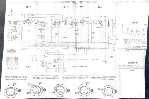 Super 134W; AEG Radios Allg. (ID = 2880273) Radio