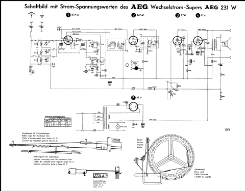 Super 231W; AEG Radios Allg. (ID = 632472) Radio