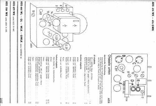 Super-Geador 605WL; AEG Radios Allg. (ID = 6539) Radio