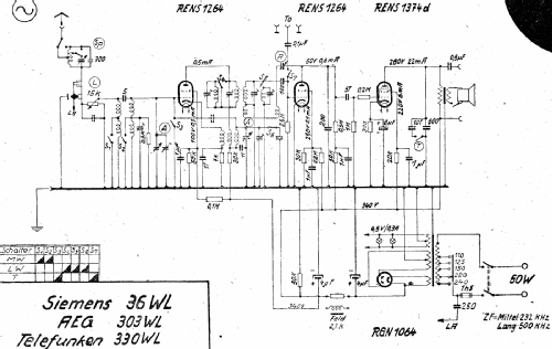 Super-Geatron 303WL; AEG Radios Allg. (ID = 3002745) Radio