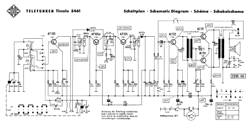 Ticcolo 3461; AEG Radios Allg. (ID = 2473974) Radio